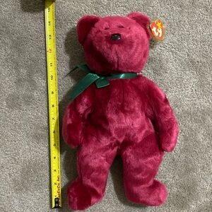 NWT, TY Original Beanie Buddy 14” Bear, 1998 “Teddy”